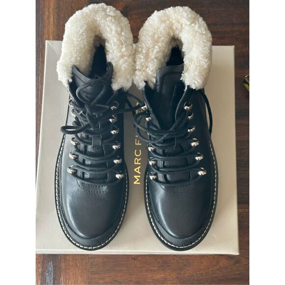 Marc Fisher LTD lace up Cade combat bootie - Picture 9 of 9